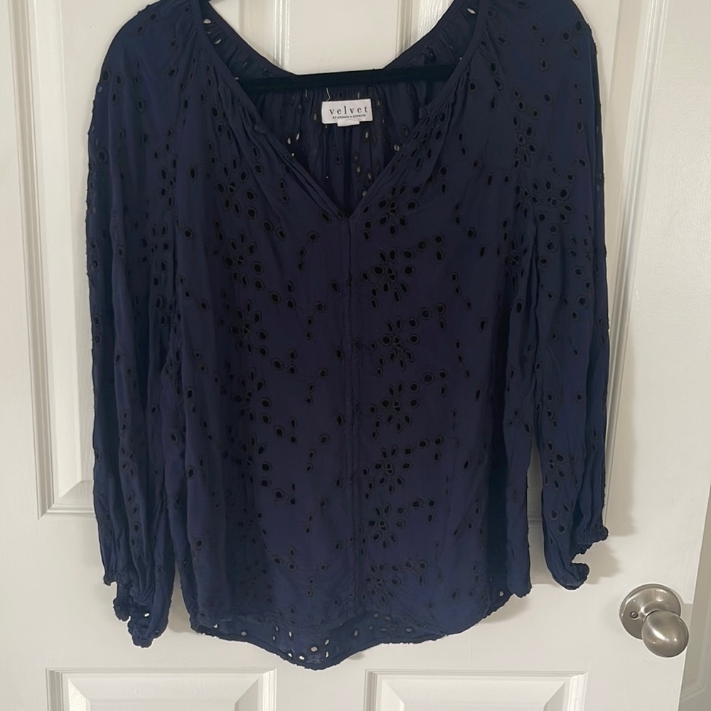 Floral embroidered blouse